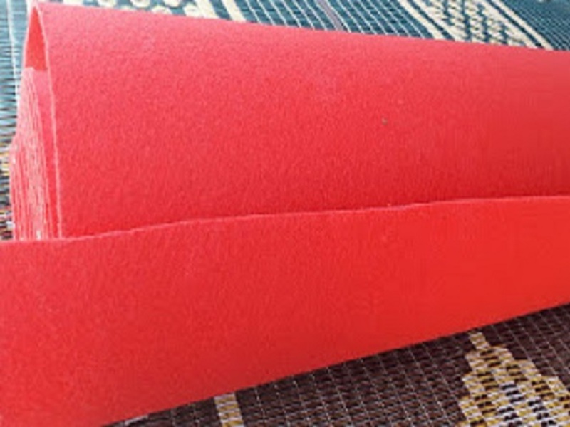 Kırmızı Fuar Halıfleksi - Halıfleks - Mineflo