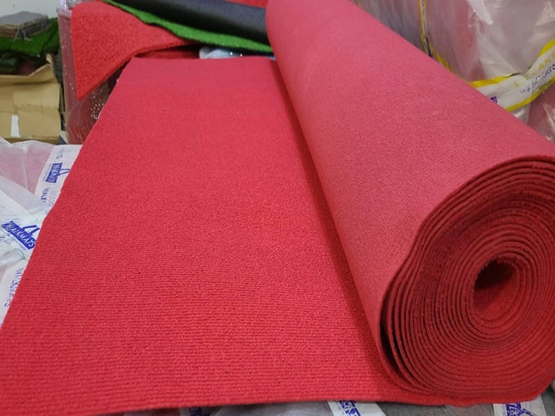 Platform Halısı - Kırmızı Rulo - Platform Halısı - Mineflo